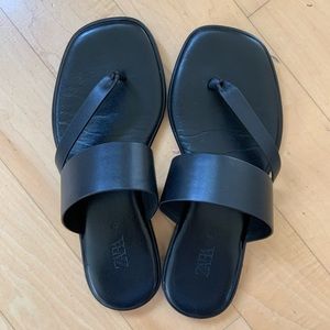 Zara Minimal Leather Sandals